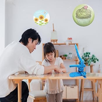 Amazon.co.jp: 缶バッジメーカー 缶バッジマシン 缶バッジ